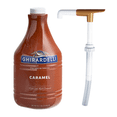 thumbnail image 1 of Ghirardelli Caramel Flavoring Sauce – Premium Buttery Heavy-Cream Profile with Bonus Commercial Dispensing Pump, 64 fl. oz. (2.05 kg), 1 of 3