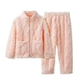 thumbnail image 1 of Toddler Pajamas Pattern Printed Short Sleeve Button Down Shorts Set Outfits Girls' Sleepwear Pink 2-3, 1 of 1