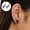 Noir2, variante sur Jolies Boucles d'Oreilles Pendantes Détachables pour Femmes 3,5 cm Boucles d'Oreilles Pendantes en Alliage Cadeau pour la Fête des Mères, Anniversaire et Occasions Spéciales 1 Paire