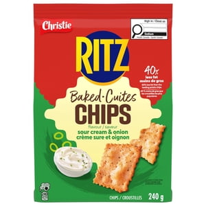 RITZ Baked Chips Sour Cream & Onion