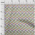 thumbnail image 1 of oneOone Viscose Chiffon Fabric Herringbone Geometric Fabric Prints By Yard 42 Inch Wide, 1 of 1