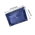 thumbnail image 3 of Mefallenssiah College Essentials Three-Hole Pencil Case Zipper Transparent Pvc Document Storage Bag Detachable Folder Large Capacity Pencil Case, 3 of 5