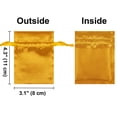 thumbnail image 2 of TOPTIE 50 PCS Black Satin Gift Bags 3.1x4.3 Inches, Jewelry Bags with Drawstrings, Party Favors, 2 of 6