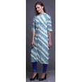 thumbnail image 3 of Bimba Printed Button Down Straight Tunic Dresses For Women Kurti Medium, 3 of 6