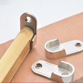 thumbnail image 3 of Lefu 2PCS Wardrobe Clothes Tube Support Closet Rod Pole End Bracket Thickening Holder, 3 of 9