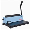 thumbnail image 1 of A4 Wire Binding Machine Double Loop Wire Binder Office Binding Iron Ring 34 Square Holes Punch Holes And Binding 2 In 1 Combo ,Easy to Use, 1 of 2