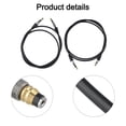 thumbnail image 2 of 2Pcs 140/155cm Bike Hydraulic Disc Brake Hose Olive Insert Set for BH59 for BH90, 2 of 12