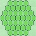 thumbnail image 1 of Ahgly Company Machine Washable Indoor Square Transitional Green Area Rugs, 8' Square, 1 of 7