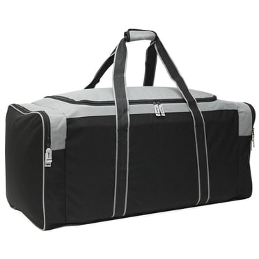 Travelway Sac de Hockey de 36 po, Sac Polochon d’Équipement Sportif, 141 L, Gris