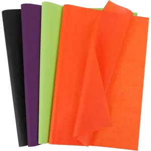 EcoNesxp Inch Black Purple 19 Inch Sheets Halloween Tissue Paper Orange Black Purple Green Tissue Paper Towels for Halloween Autumn Party Decorations DIY 100 Sheets Halloween Tissue Paper Orange Blac