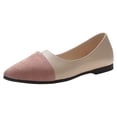 thumbnail image 1 of Kcodviy Women Shoes Ballet Ballerina Sandals for Women on Pointed Flat Toe Summer Sandals for Women Color Slip Splice Women's Arch Support Sandals Women's Sandals, 1 of 4