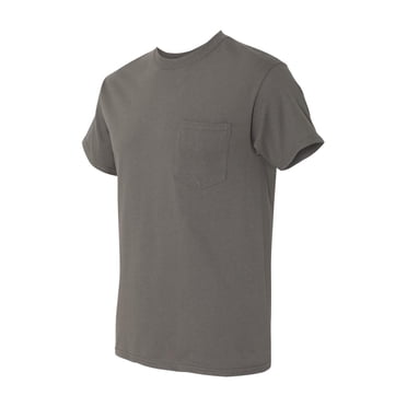 Gildan - T-Shirt de Poche en Coton Épais