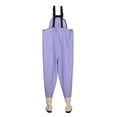 thumbnail image 3 of TZEWGL Jumpsuit Chest Waders Youth Solid Fishing Waders For Water Proof Hunt Fishing Waders With Boots For Infant Beach Sport size 6-7T, 3 of 7