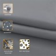 thumbnail image 4 of Transemion Curtain Bathroom Deco Christmas Shower Curtain Set Anti-Rust Metal Buttonhole Application Bathroom 4-piece, 4 of 6