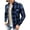 Blue, variant on Meichang Men's Flannel Shirts Casual Plaid Outerwear Streetwear Button Down Shirt Jacket Classic Fit Long Sleeve Lightweight Jacket