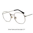 thumbnail image 3 of Redempat Fashionable Polarized Lens Small Frame Sun Glasses For Trendy Style silver anti-blue 1Set, 3 of 6