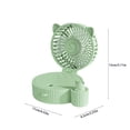 thumbnail image 3 of TopLLC Portable Misting Fan, Cute Cat Personal Design Spray Water Desk Fan with Colorful LED Lights, Rechargeable Foldable Air Conditioner Fan 3 Speed Quiet Strong Airflow Cooling Fan for Office Home, 3 of 9