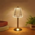 thumbnail image 1 of Dvkptbk Crystal Desk Lamp Table Lamps Bedroom Patio Terrace LED Lamps Bar Table Lamps Desk Lamps Night Lamps Restaurant Clear Bar Table Lamps Concise Table Lamps Desk Lamp Home Essentials, 1 of 8