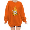 thumbnail image 1 of 50 % de Réduction sur les Chandails en Molleton Surdimensionnés pour Femmes 2023 Mode Imprimée Blouse Ample à Manches Longues Col Rond Chandail Décontracté, 1 of 4