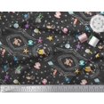 thumbnail image 3 of Soimoi Cotton Cambric Fabric Fish,Shell & Starfish Ocean Printed Fabric 1 Yard 42 Inch Wide, 3 of 3