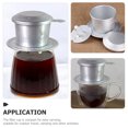 thumbnail image 4 of Miangastore 1 Set Vietnamese Coffee Dripper Aluminum Dripping Coffee Filter Coffee Lover Gift, 4 of 9