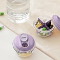 thumbnail image 4 of Portable 4-Compartment Pill Organizer | Travel Pill Case Dispenser with Wide Opening & Hand Strap | Daily Vitamin & Medication Storage Box, 4 of 6