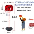 thumbnail image 2 of MVRLSH Liquidation! Enfant Intérieur Facile à Marquer Supports de Basketball Relevables Jeux de Tir Ensembles de Jouets Panier, 2 of 6