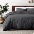 thumbnail image 1 of Bare Home Linen Duvet Cover and Sham Set, 1 of 7