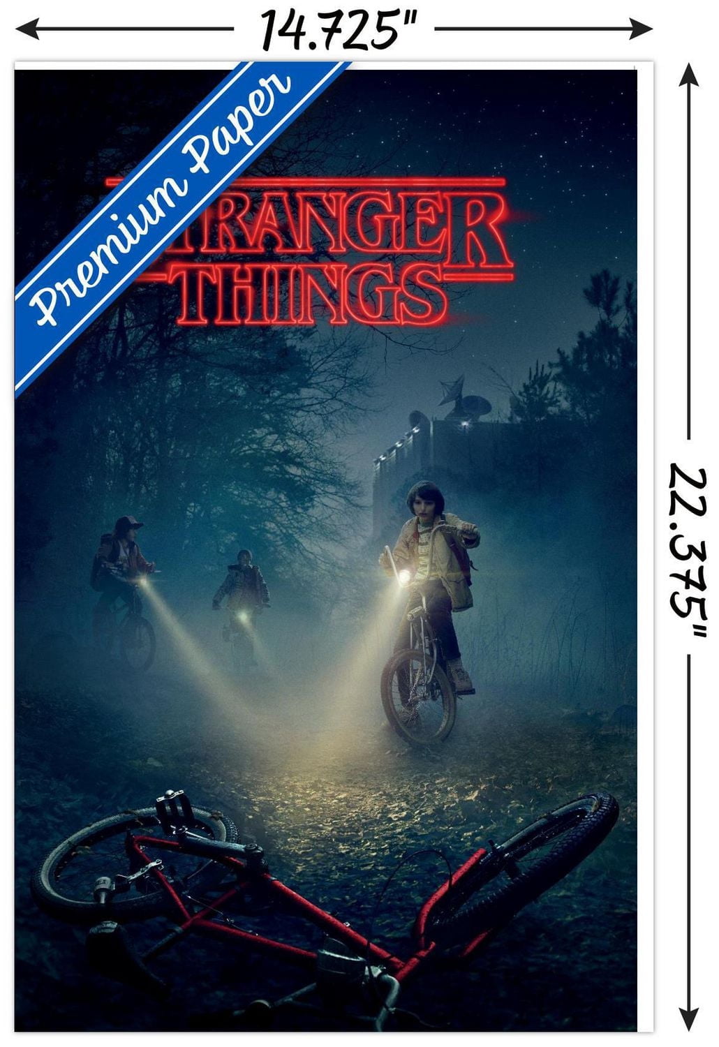 Netflix Stranger Things - Bikes Wall Poster