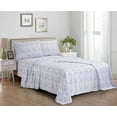 thumbnail image 1 of 4 Piece Printed Microfibre Sheet Set, 1 of 3
