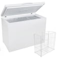 thumbnail image 1 of Homoyoyo White Chest Freezer Organizer with Hanging Baskets and Bottom Storage Basket for Home Freezers, 1 of 6
