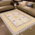thumbnail image 3 of Casavani Pure Cotton Mat Living Room Area Rug, Blue 10x10 Ft, 3 of 6