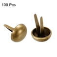 thumbnail image 3 of Unique Bargains 15x20mm Mini Brads Round Paper Fasteners for Art Crafting, Bronze Tone 100pack, 3 of 5