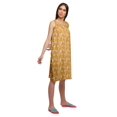 thumbnail image 3 of Moomaya Printed Sleeveless Nightdress For Ladies Button Placket Nightwear, 3 of 6