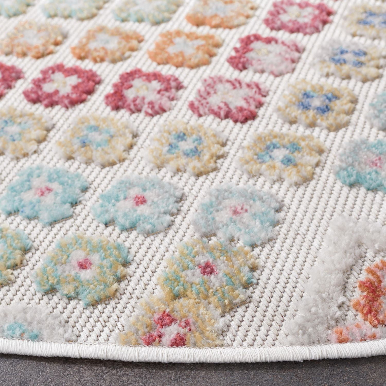 SAFAVIEH Cabana Aurora Floral Indoor/Outdoor Area Rug