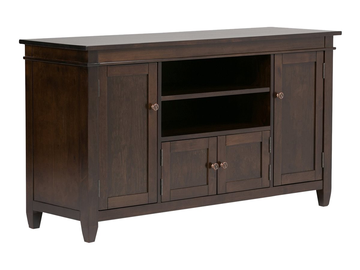 Simpli Home Carlton TV Media Stand - Cabinet unit - for TV - screen size: up to 60"
