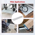 thumbnail image 3 of GloryStar Rampes de Seuil de Montée pour Embrasures de Porte, Rampes de Porte Portatives, Capacité de 700 Lb, Rampe d'Entrée en Aluminium Ajustable pour Fauteuils Roulants, Trottinettes, Marchettes et Chaises Électriques, 3 of 7