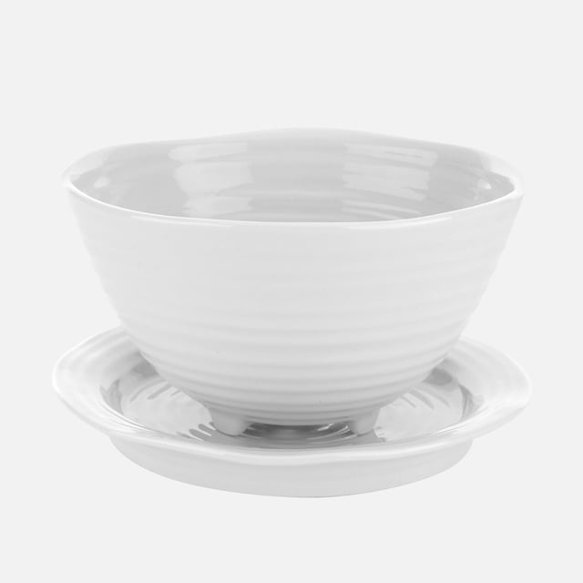 Bol et Support à Baies Sophie Conran par Portmeirion - Blanc