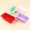thumbnail image 4 of Matoen12 Silicone Loaf Pan Non Stick Mini Rectangular Baking Pan for Baking Bread & Cake Red, 4 of 7