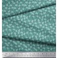 thumbnail image 3 of Soimoi Modal Satin Fabric Floral Block Print Sewing Fabric Yard 42 Inch Wide, 3 of 3
