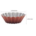thumbnail image 2 of Miangastore Muffin Pans For Baking Synthetic Material 6Pcs 2.5x1.6x0.8in, 2 of 8