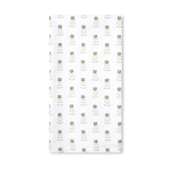 Magnifique tapisserie imprimée « Beautiful Home » de Drew Barrymore, vert sauge, 76 cm x 76 cm