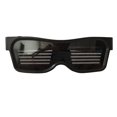 thumbnail image 4 of LED Glasses Customizable BT LED Glasses Colorful Light Glow Glasses DIY Messages 31 Animations 11 Pictures Music Mode Glow Toys for Party Rave Music Festival, 4 of 7