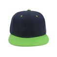 thumbnail image 2 of Top Headwear Flat Bill Adjustable Snapback Cap - Navy/Green, 2 of 2