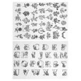 thumbnail image 4 of yuksok 1Pair Water Soluble Hand Sewing Stabilizers for Embroidery Wash Away Designs B, 4 of 9