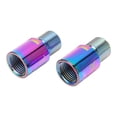 thumbnail image 3 of Bike Pedal Extenders, 2 Pieces  Molybdenum Steel Sturdy Durable Knee Protection Bike Pedal Axle Extender  For Pedal 20mm, 3 of 8
