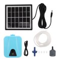 thumbnail image 1 of Solar Powered Oxygenator, Small Size Dual-Use 6V 1.5W Solar Powered Air Pump, For Aquariums, 1 of 8