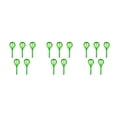 thumbnail image 3 of VONKY 5pcs/set Automatic Irrigation Device Plant Helper For Busy Individuals Plant Self Watering Globes PVC Easy To L green round 3Set, 3 of 6
