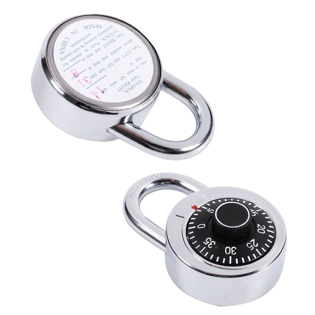 Combination Padlock, Padlock Locker Locks With Code, Digit Combination Code Lock for Gym and School Lockers