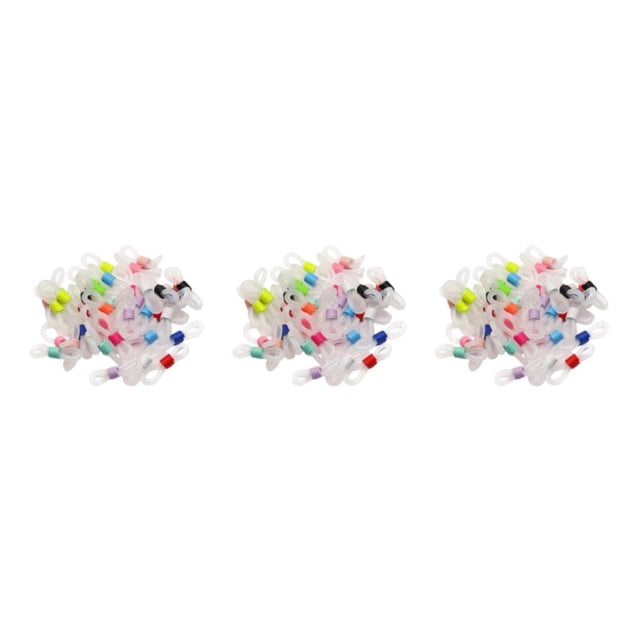 maskred Chaîne Porte-Lunettes à la Mode 50 Pcs Support Boucle Type D 50 Pcs 3Ensemble